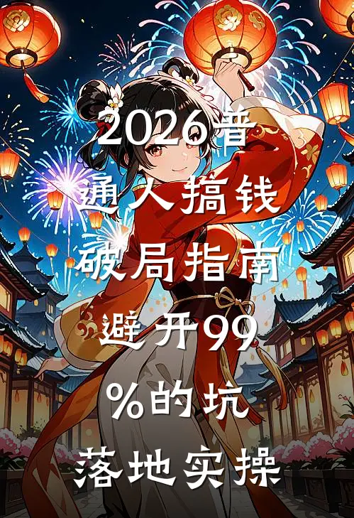 2026普通人搞钱破局指南：避开99%的坑，落地实操抖音热门全章节免费在线阅读_《2026普通人搞钱破局指南：避开99%的坑，落地实操》精彩小说