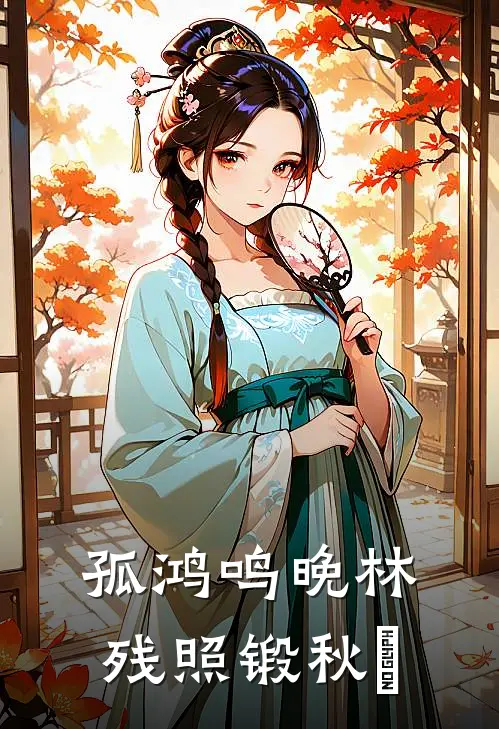 孤鸿鸣晚林,残照锻秋旻