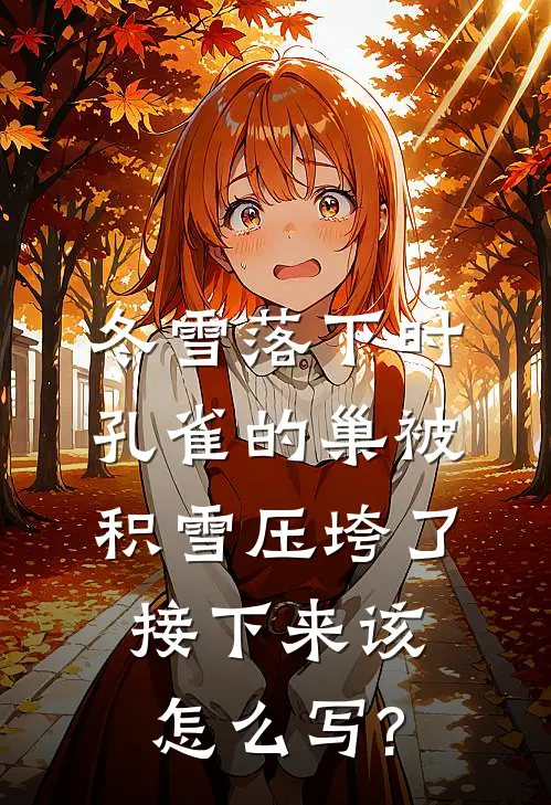 冬雪落下时,孔雀的巢被积雪压垮了,接下来该怎么写?